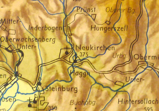 alte Landkarte